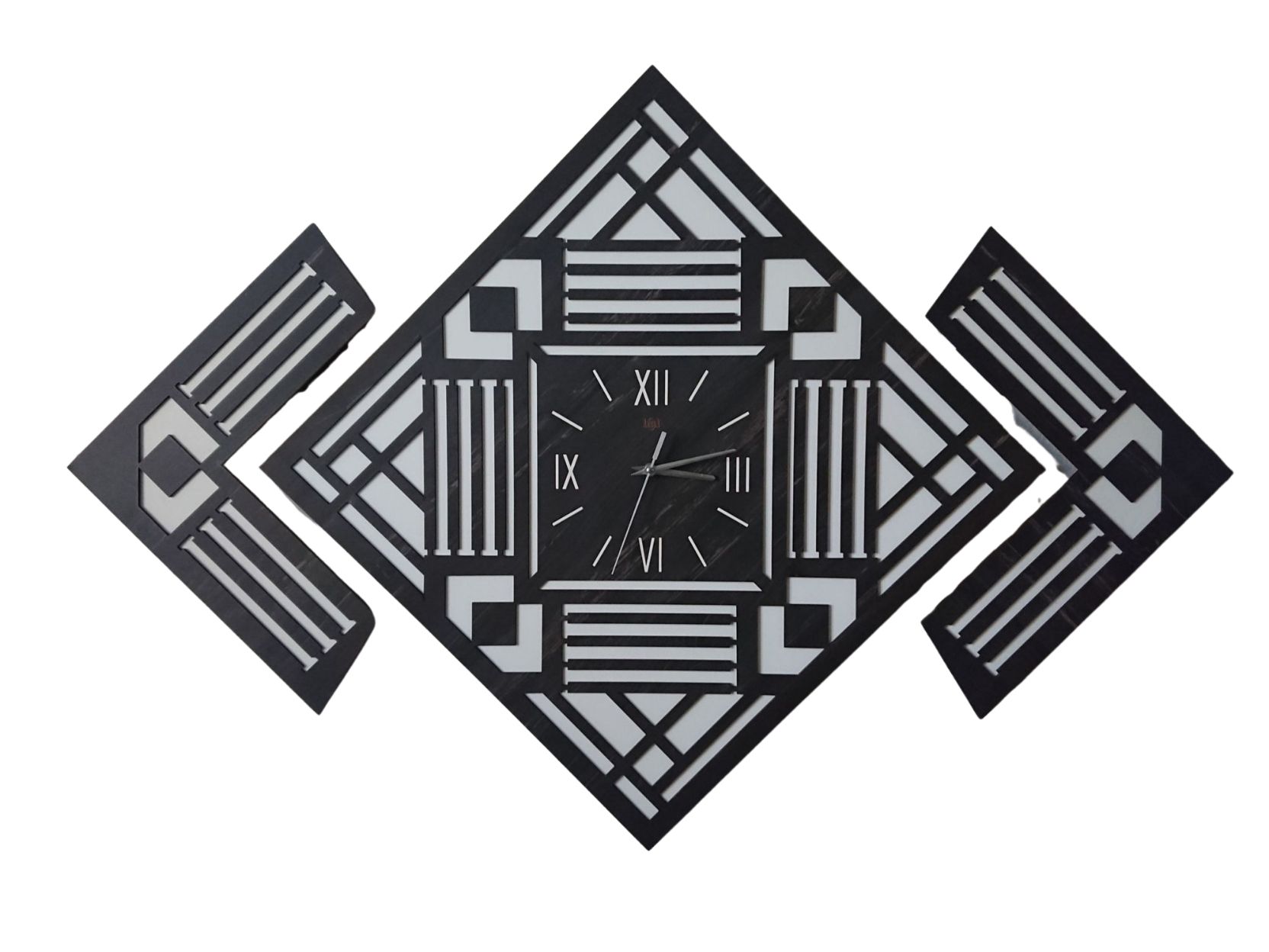 DUVAR SAATİ-AHŞAP-MODERN 100X70CÖ
