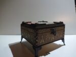 AHŞAP  ÇİNİ DESENLİ KUTU 13x13cm - Görsel 3